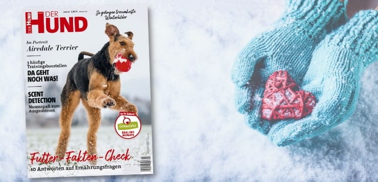 Die Januar 2022 Ausgabe von DER HUND erscheint am 5.1.